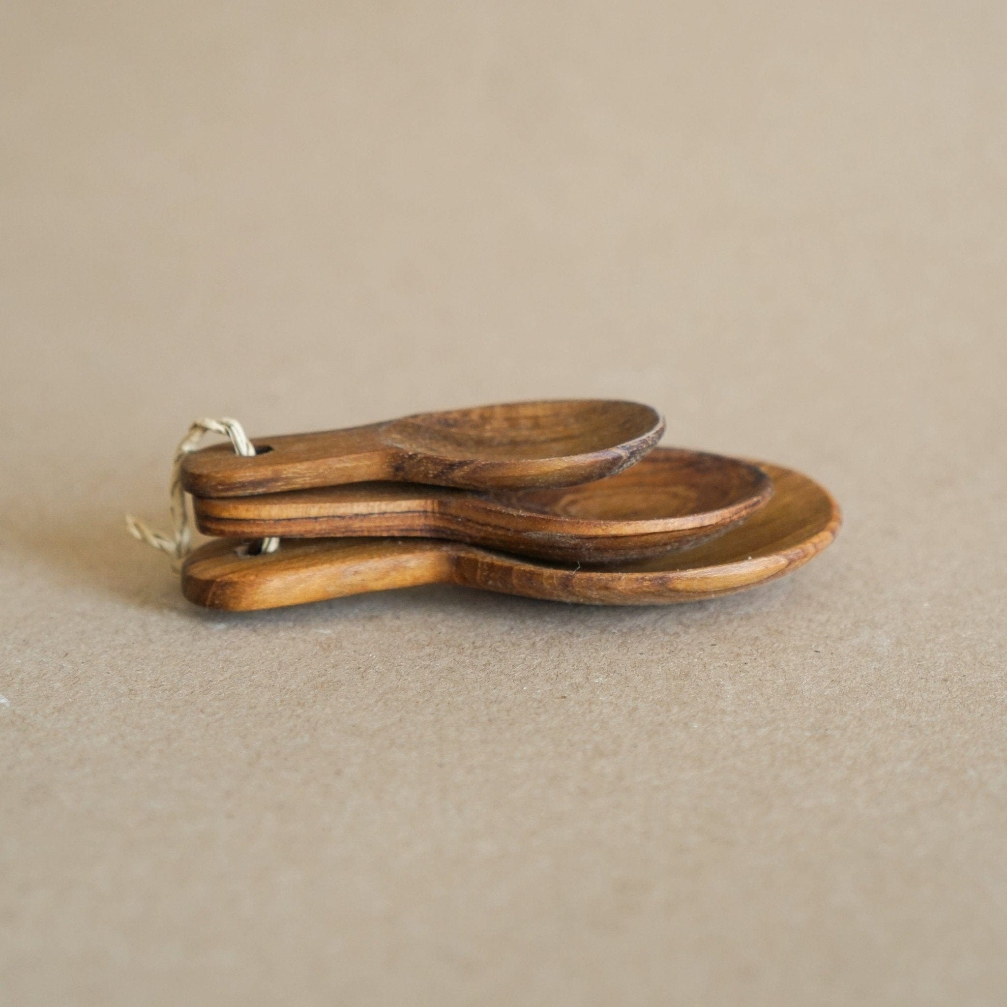 Teak Root Measuring Spoons - Set of 3 - +COOP