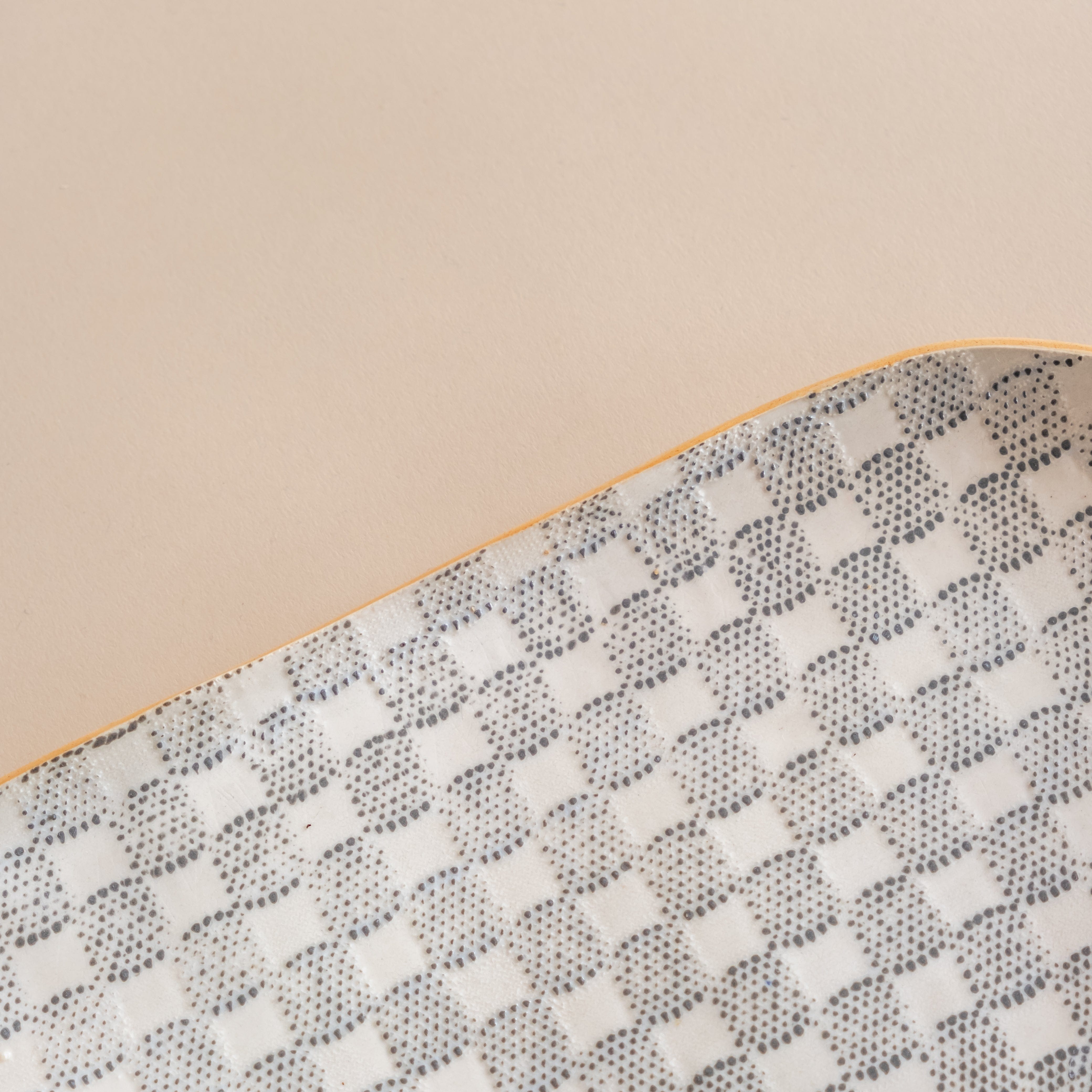 Terrafirma Serveware Charcoal / Medium Rounded Serving Platter by Terrafirma