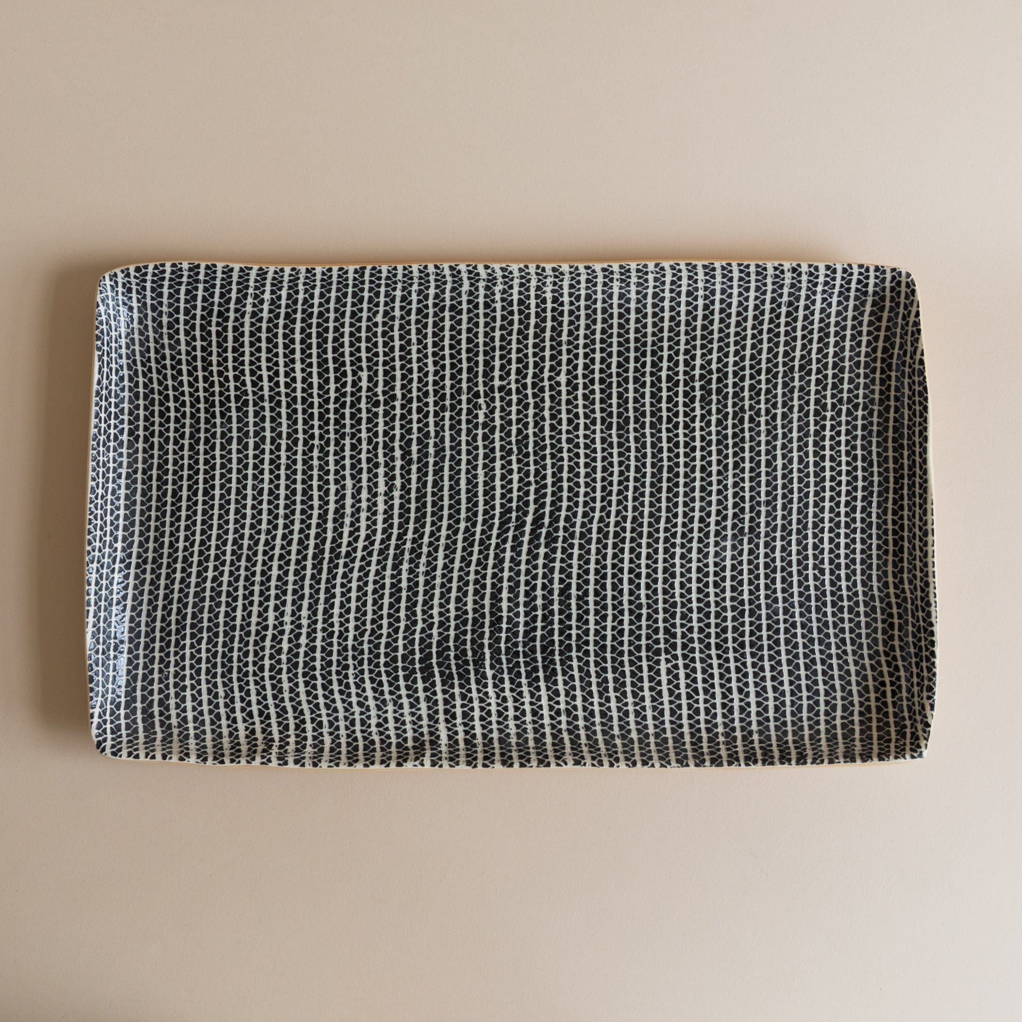Terrafirma Serveware Large / Black Rectangular Serving Platter by Terrafirma