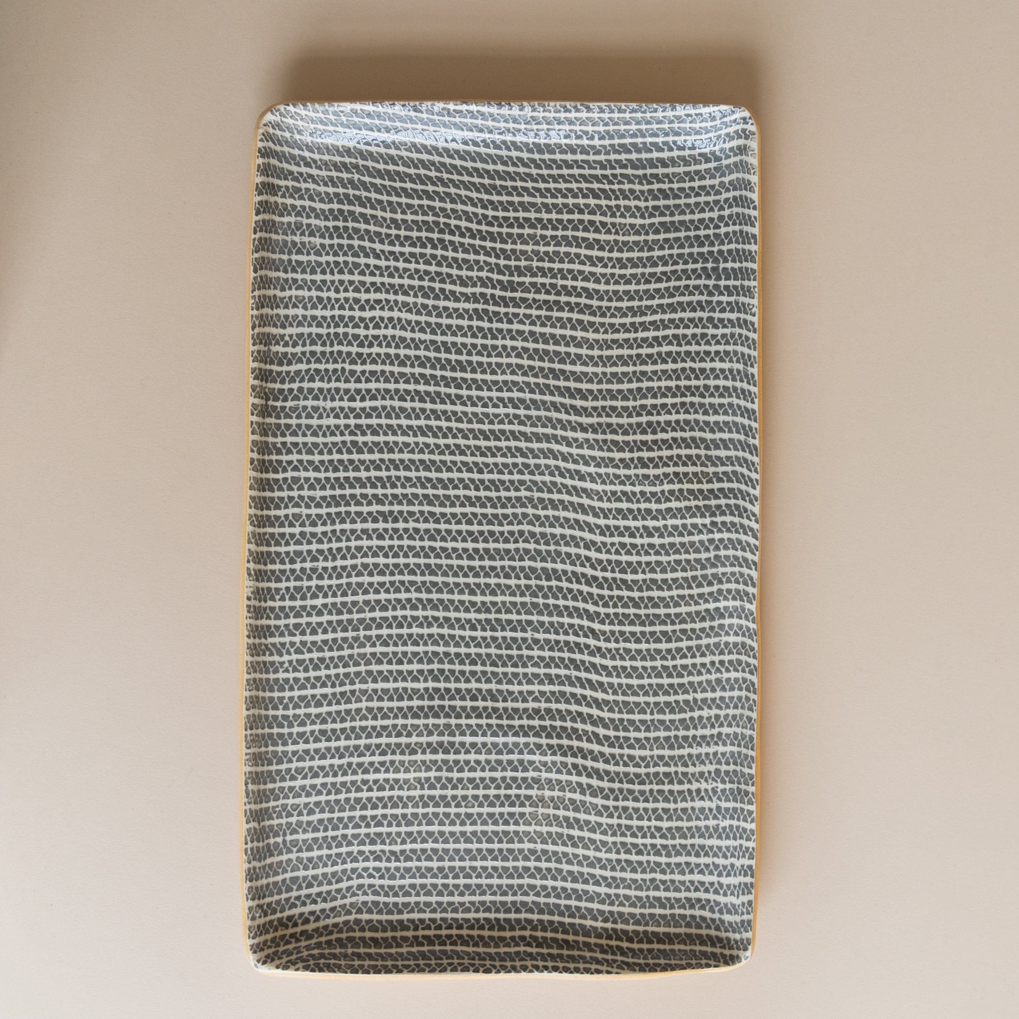 Terrafirma Serveware Large / Charcoal Rectangular Serving Platter by Terrafirma