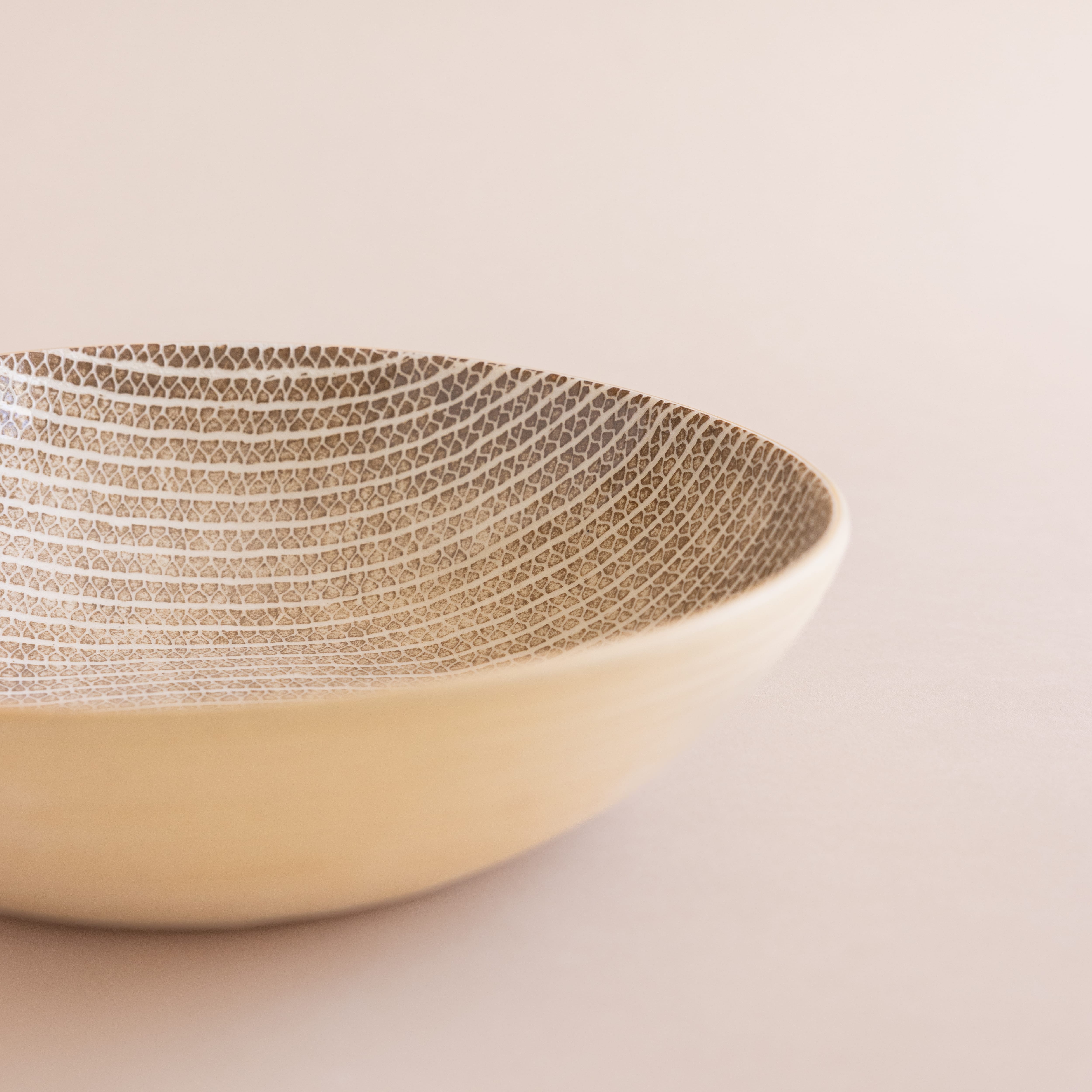 Terrafirma Serveware Strata / Mocha Serving Bowl by Terrafirma