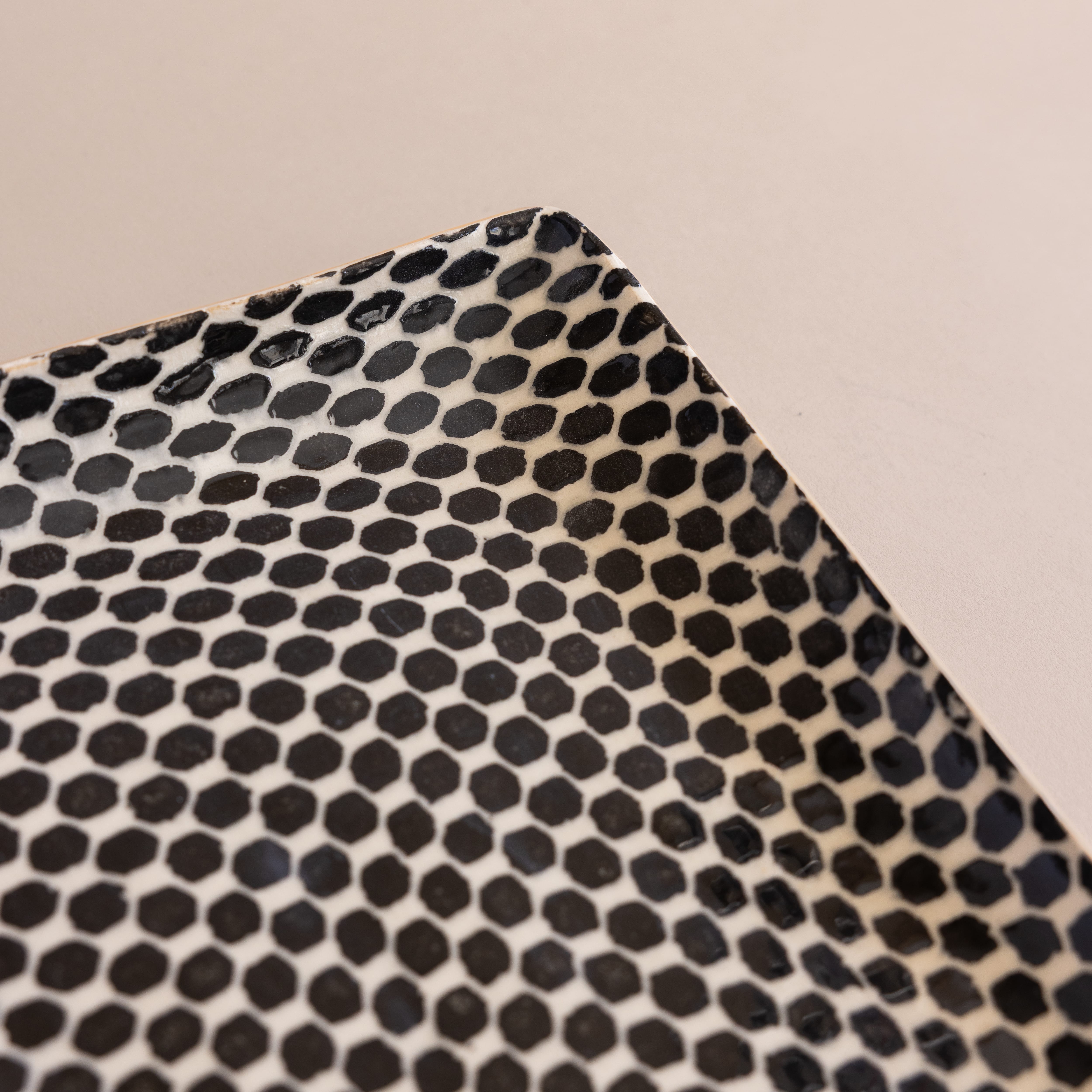 Terrafirma Trays + Catchalls Dot / Black Catchall Plate by Terrafirma