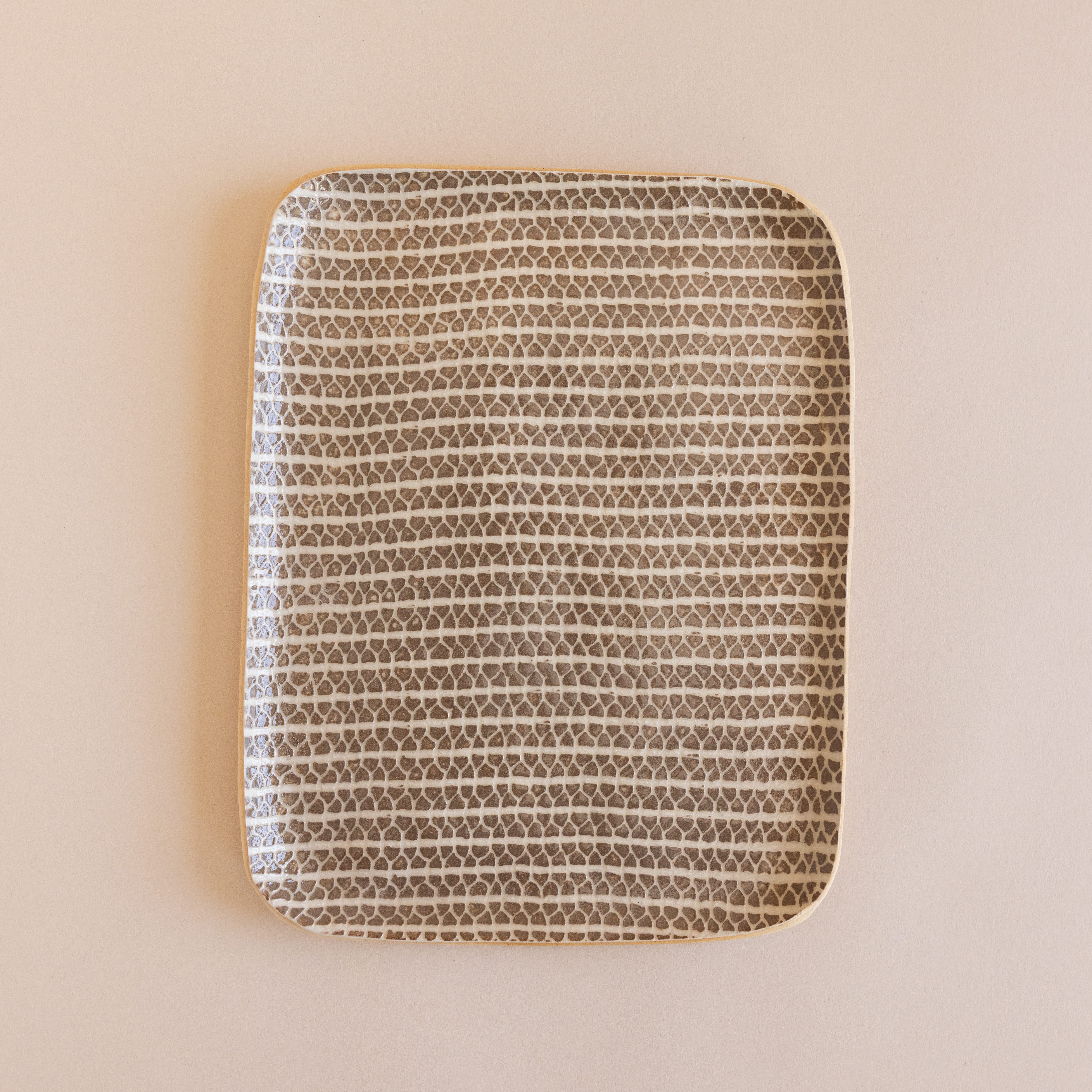 Terrafirma Trays + Catchalls Strata / Mocha Catchall Plate by Terrafirma