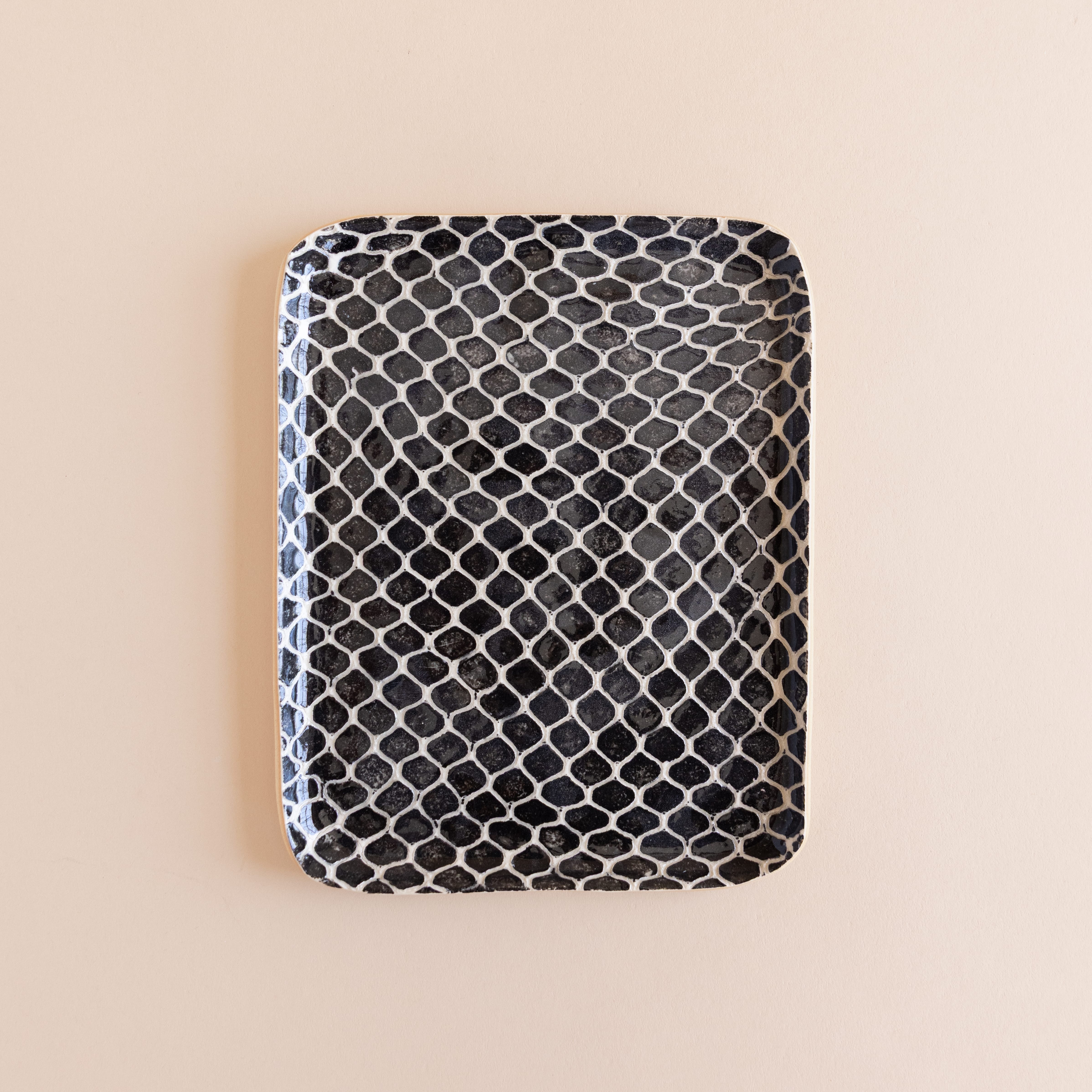 Terrafirma Trays + Catchalls Taj / Black Catchall Plate by Terrafirma