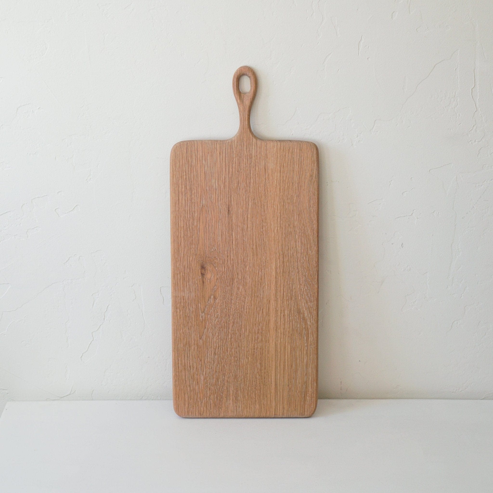 The Wooden Palate Boards White Oak Charcuterie Board