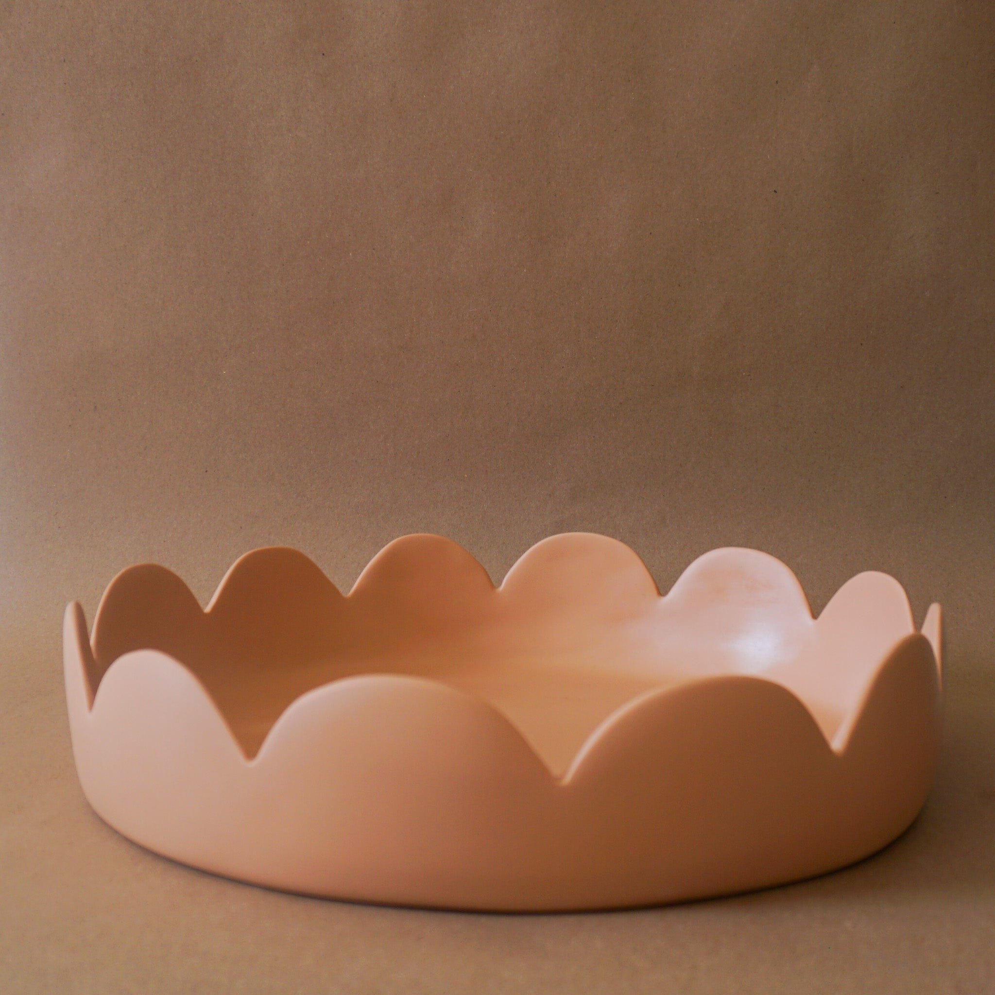 TINA FREY Trays + Catchalls Fleur Tray in Nude by Tina Frey