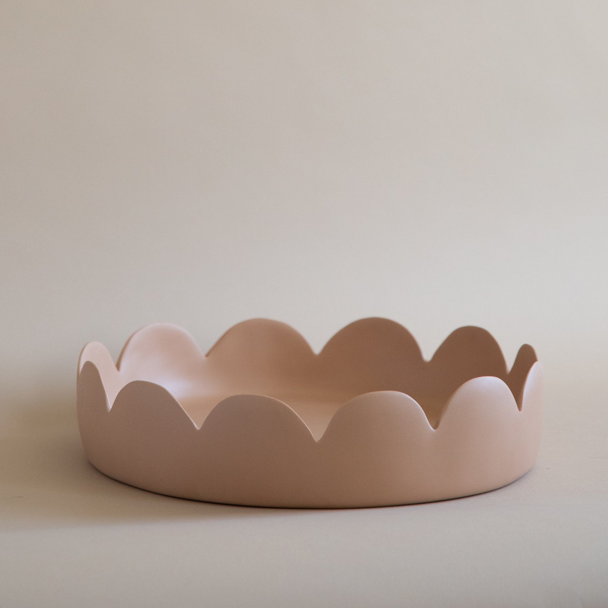 TINA FREY Trays + Catchalls Fleur Tray in Nude by Tina Frey