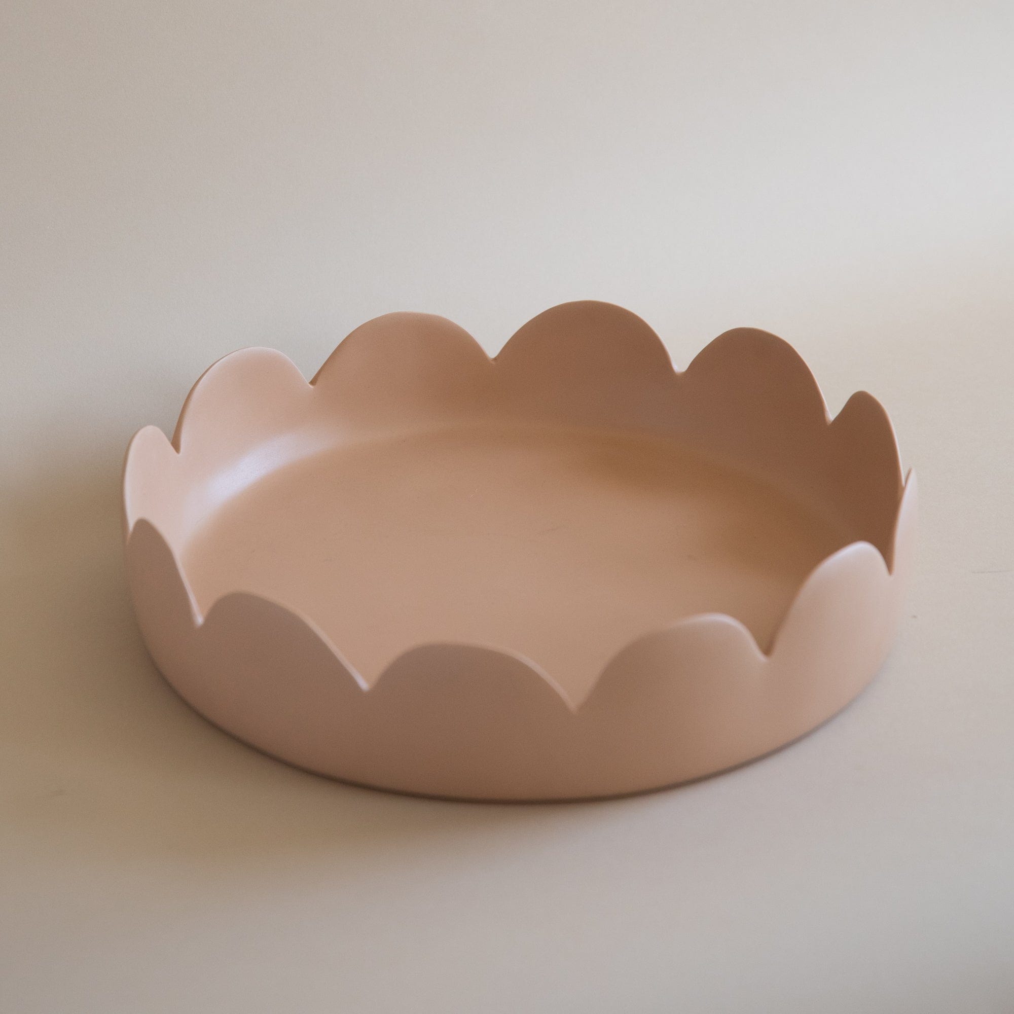 TINA FREY Trays + Catchalls Fleur Tray in Nude by Tina Frey