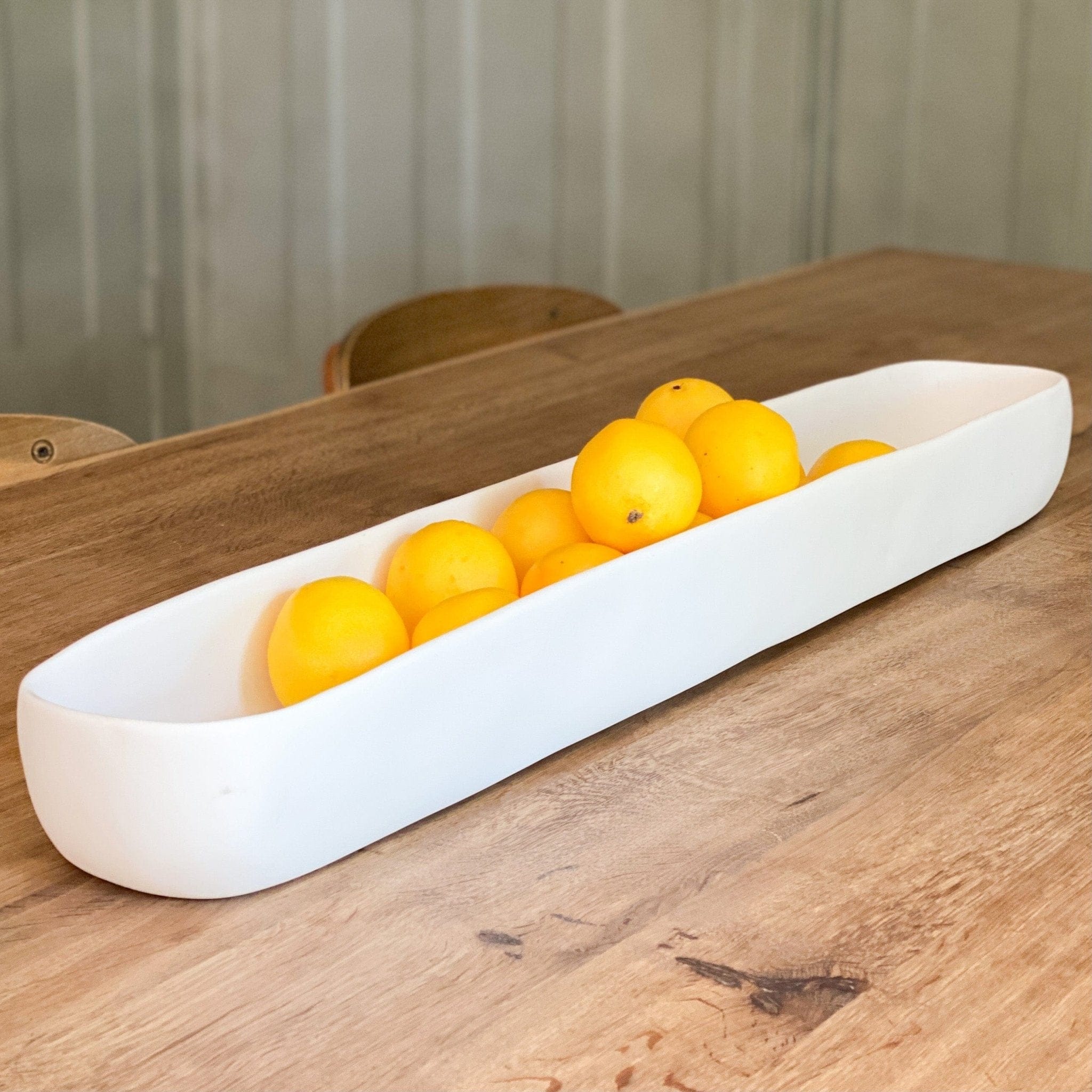 TINA FREY Trays + Catchalls Long Resin Trough by Tina Frey