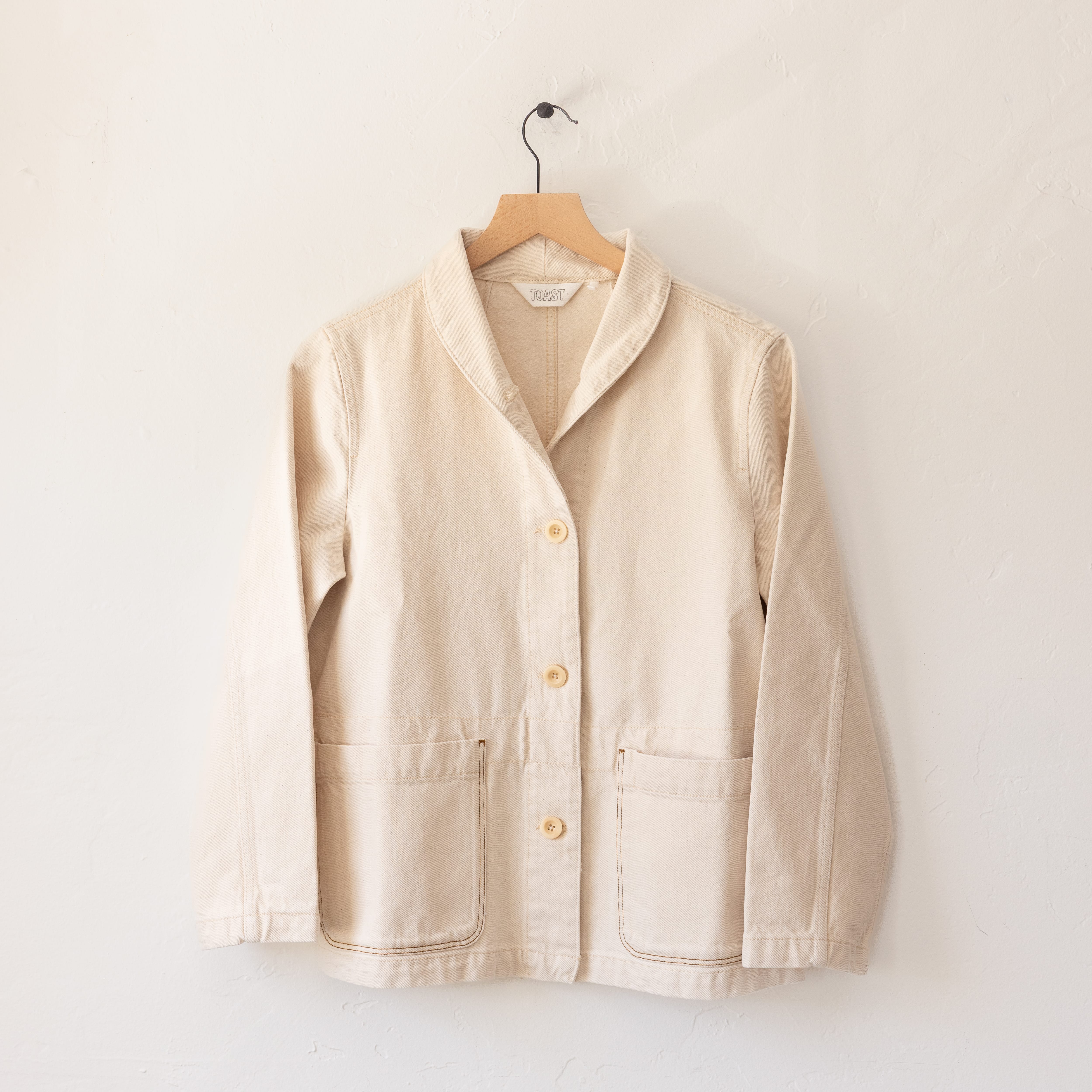 TOAST Outerwear Ecru / 4 Hal Denim Workwear Jacket