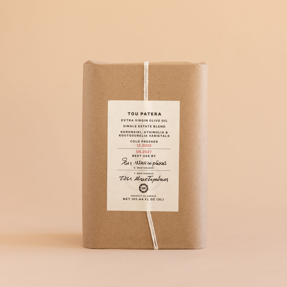 Tou Patera Pantry 3 Liter Tou Patera Olive Oil