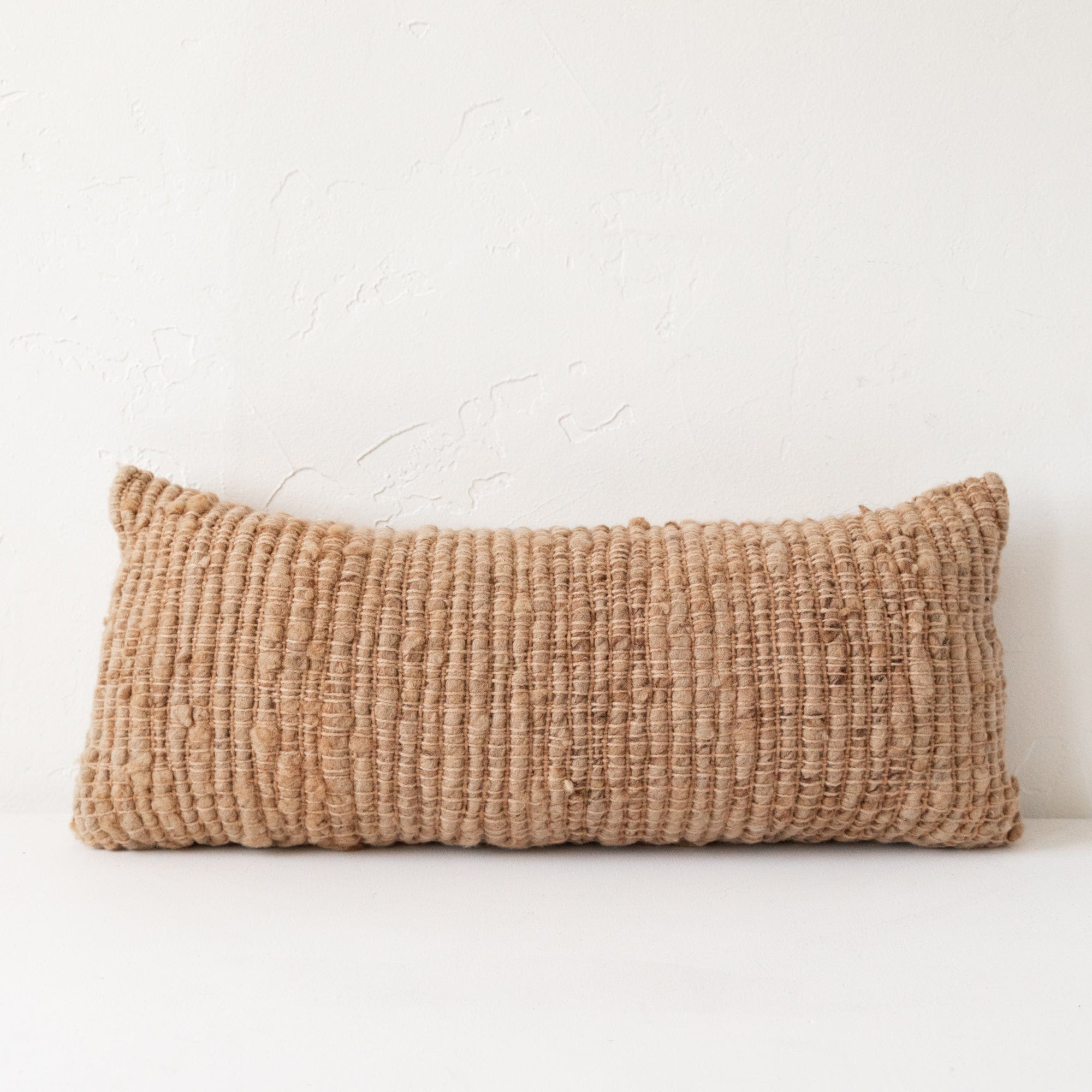 Treko Pillows 10" x 25" Texturized Pillow in Elm Bark Lumbar by Treko