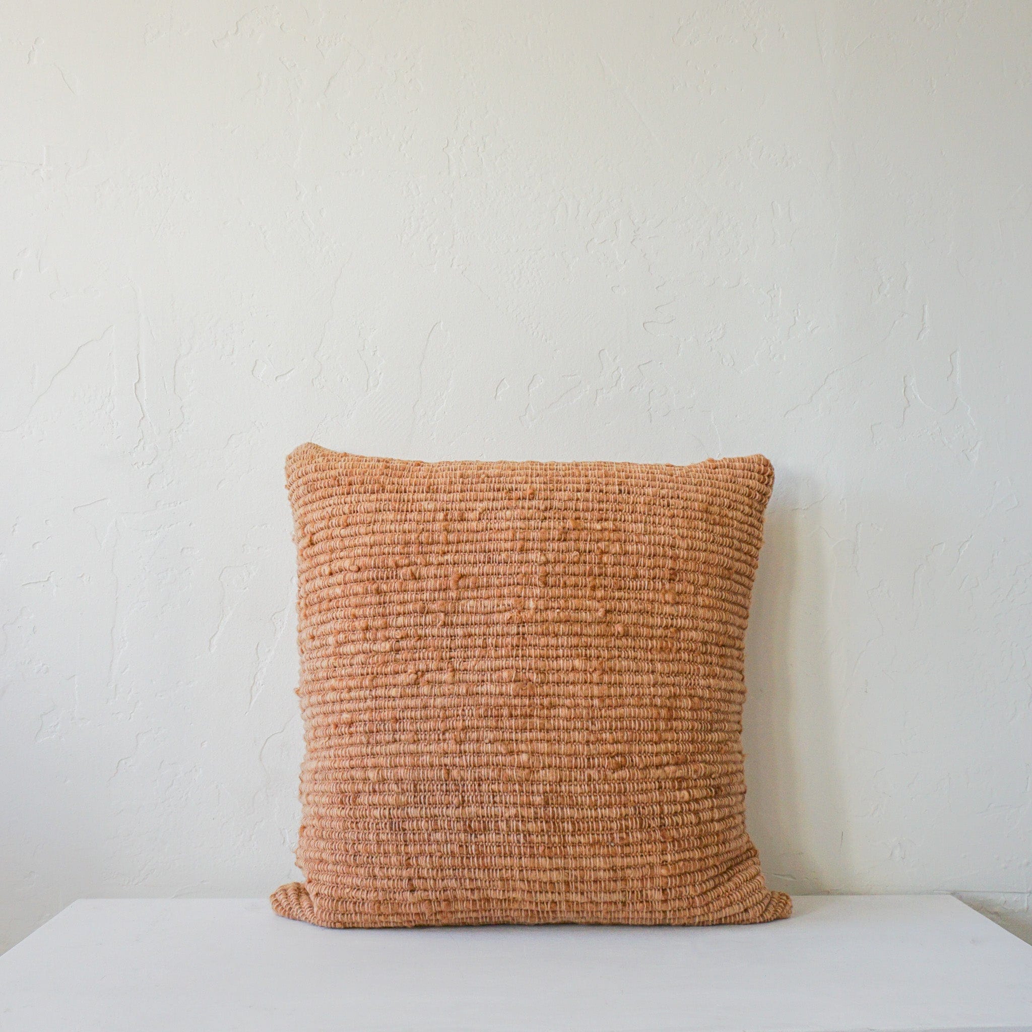 Treko Pillows 26" x 26" Texturized Pillow in Elm Bark by Treko