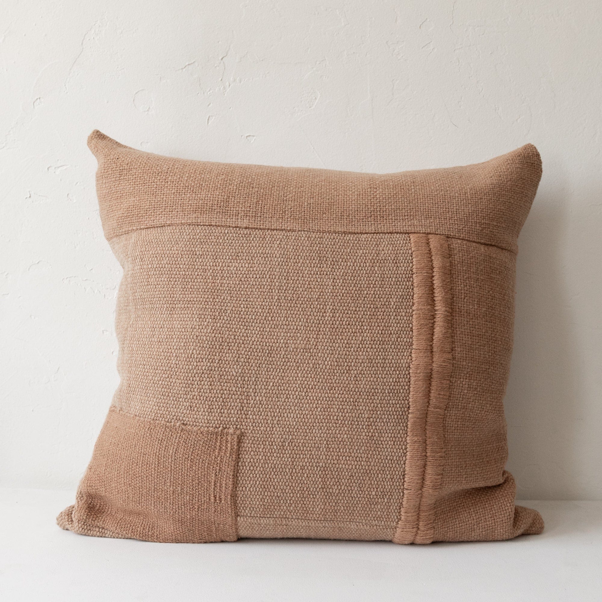 Treko Pillows Elm Bark Patchwork Pillow by Treko