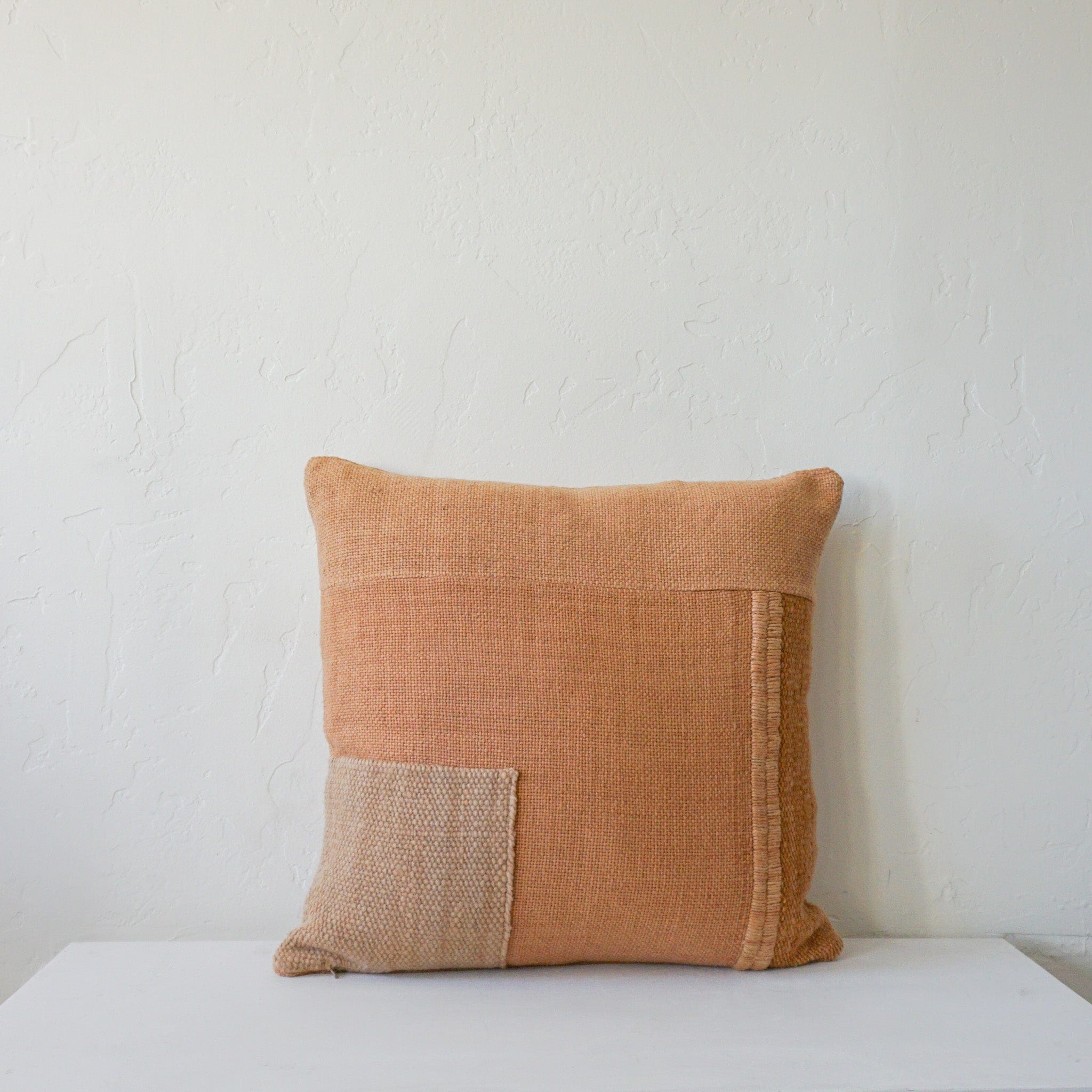 Treko Pillows Patchwork Pillow in Elm Bark by Treko