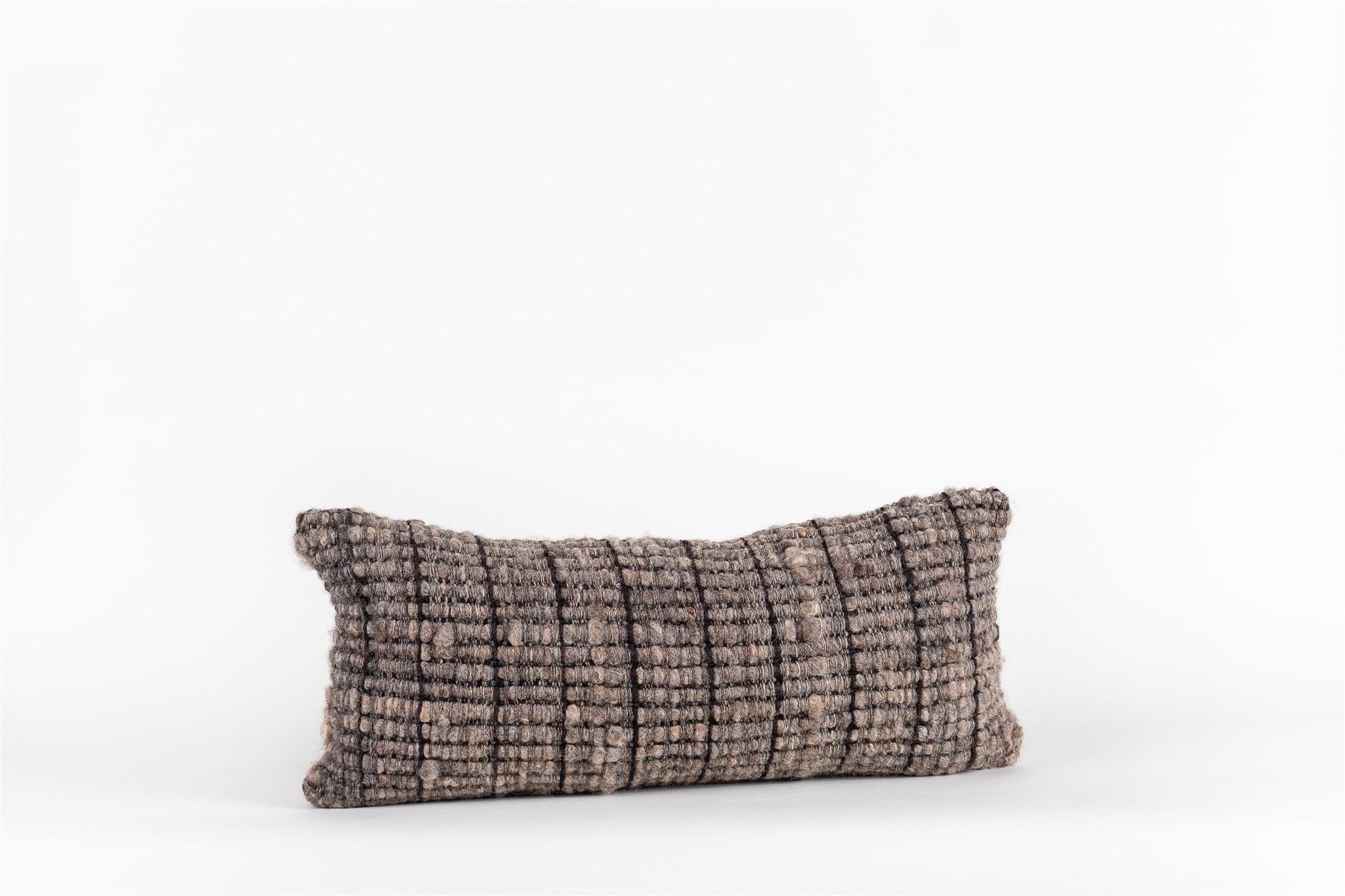 Treko Pillows Texturized Pillow in Brown Black by Treko