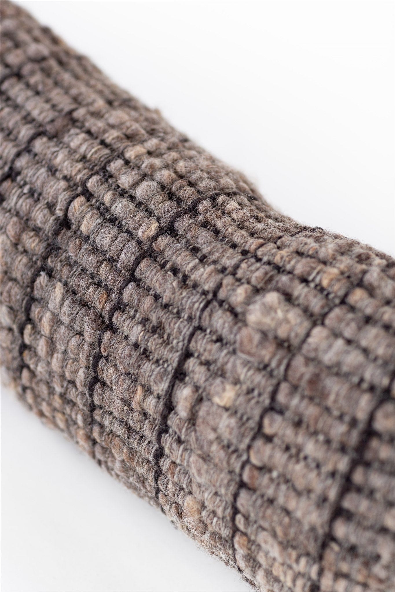 Treko Pillows Texturized Pillow with Contrast Stripes by Treko