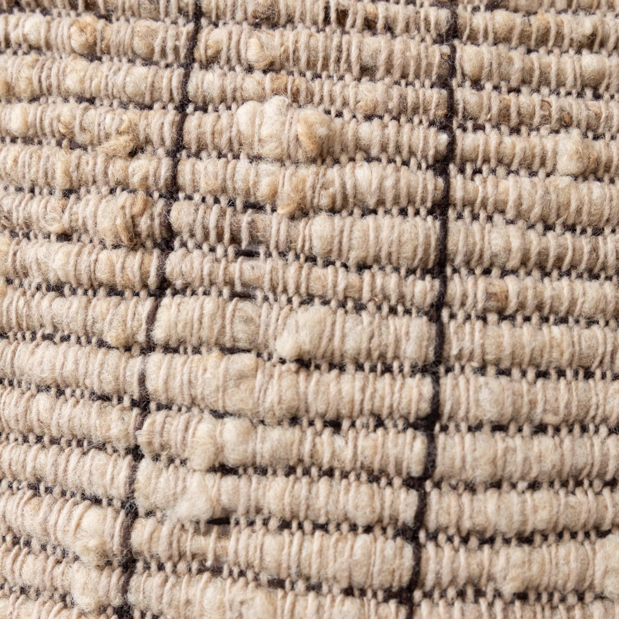 Treko Pillows Texturized Pillow with Contrast Stripes by Treko