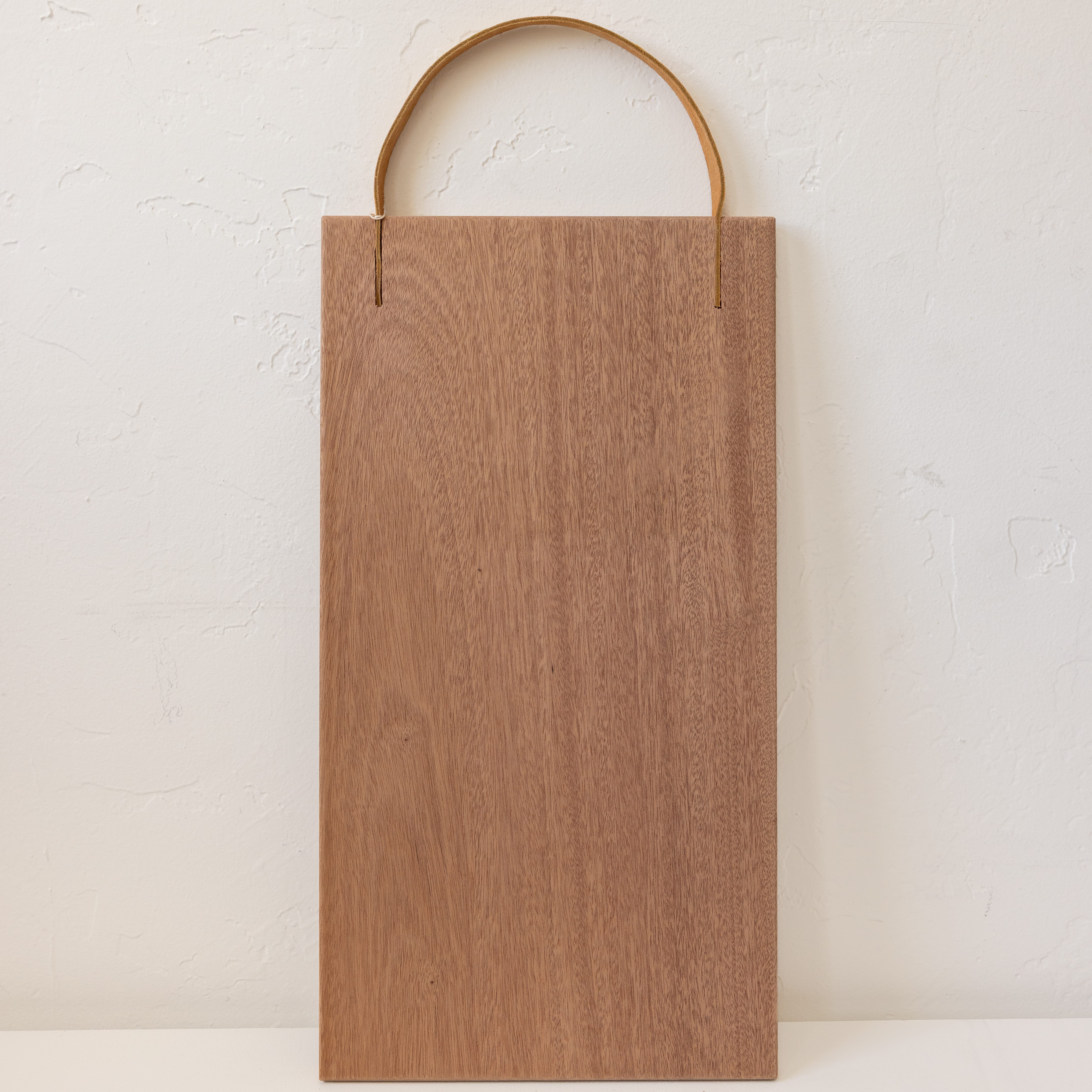 Twin Woodworking Boards American Walnut / 24" x 11" Wood Cutting Board with Leather Handle