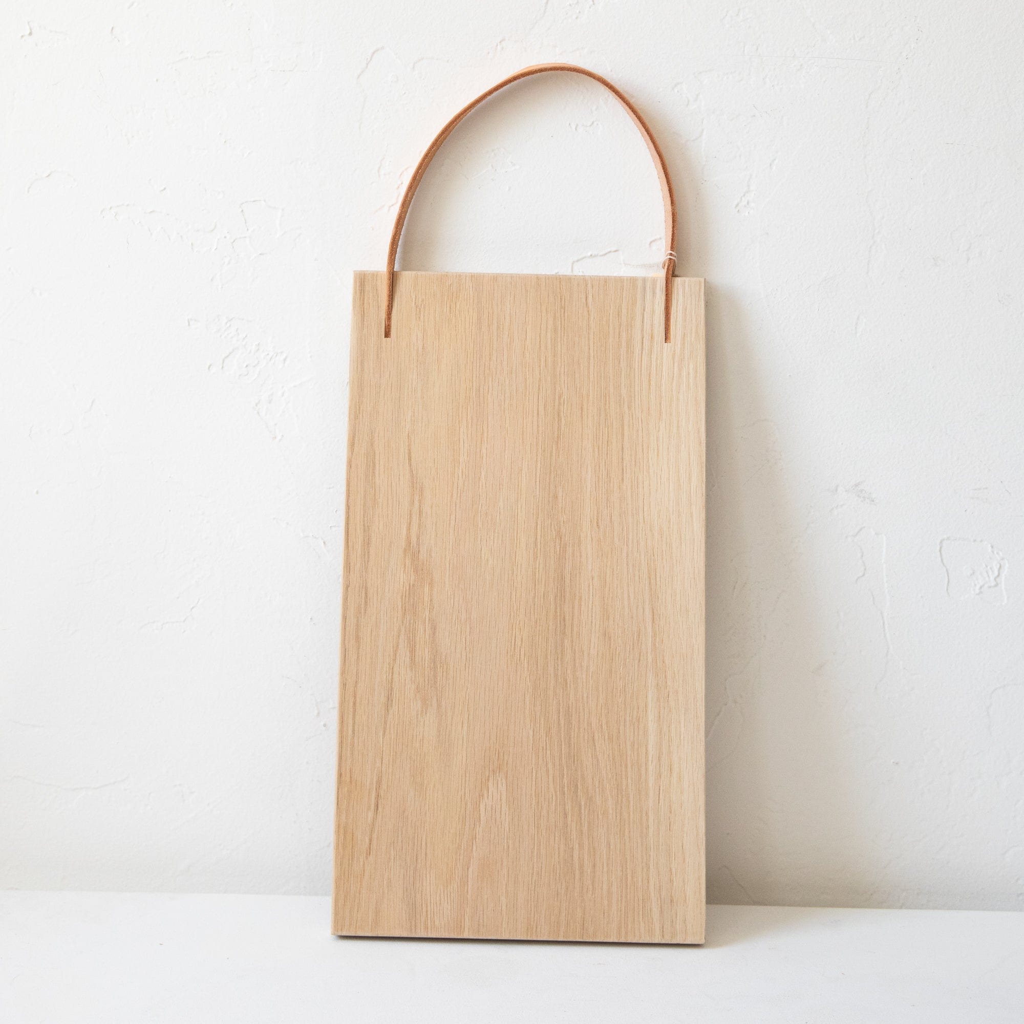 Twin Woodworking Boards Wood Cutting Board with Leather Handle