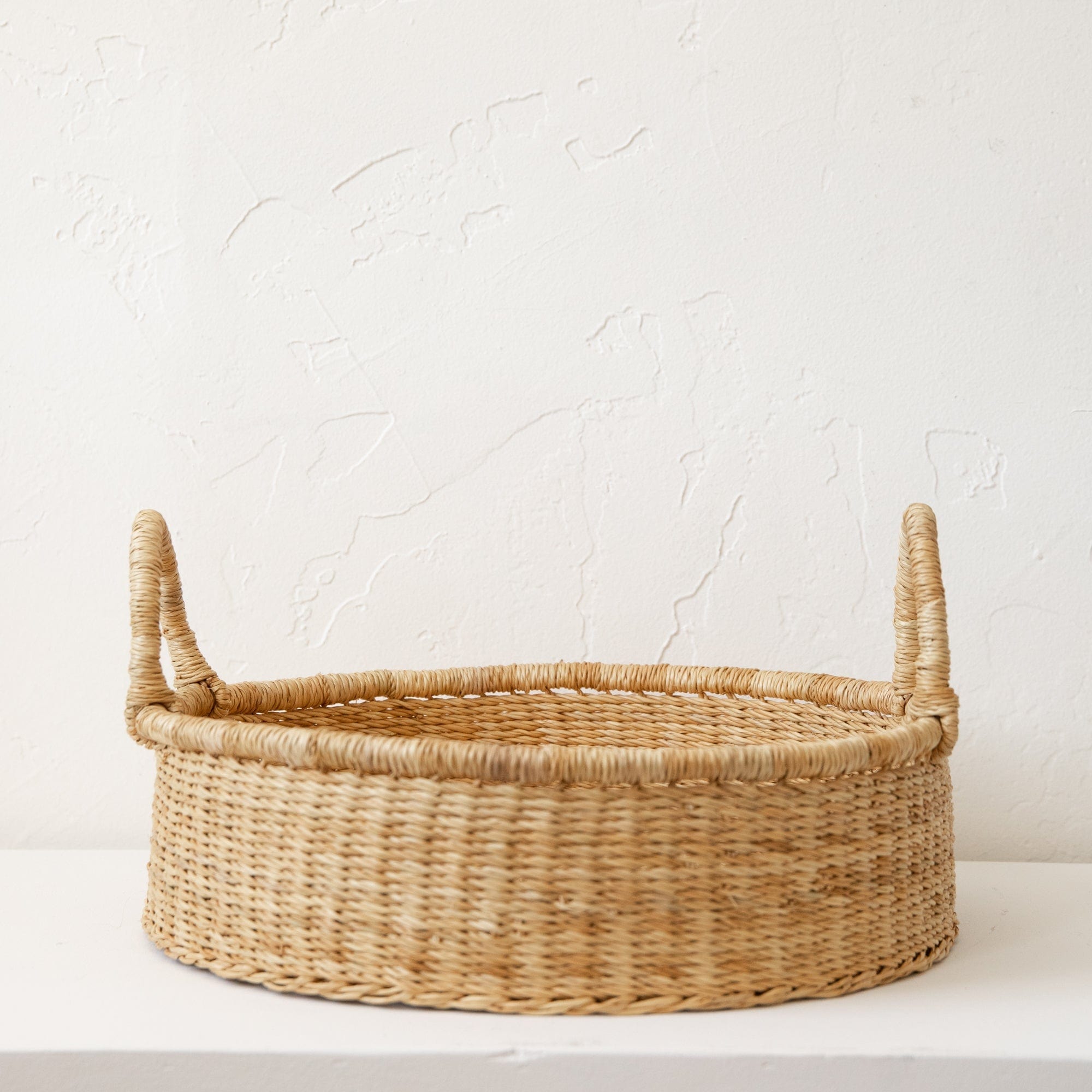 Woven Worldwide Baskets Small Woven Round Basket Short