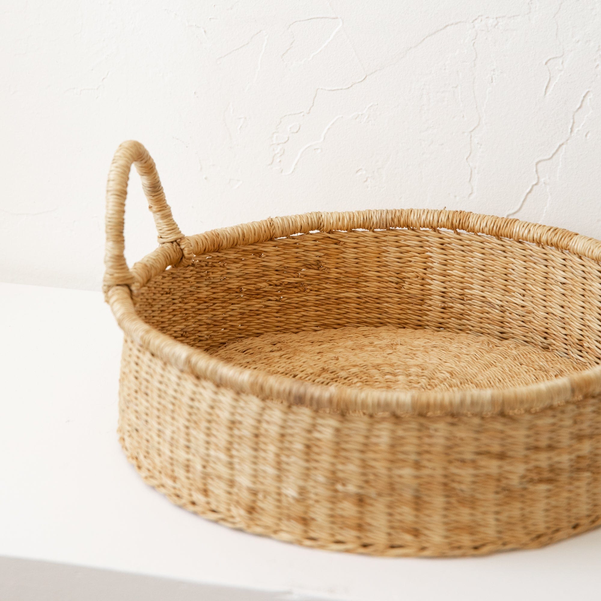 Woven Worldwide Baskets Woven Round Basket Short