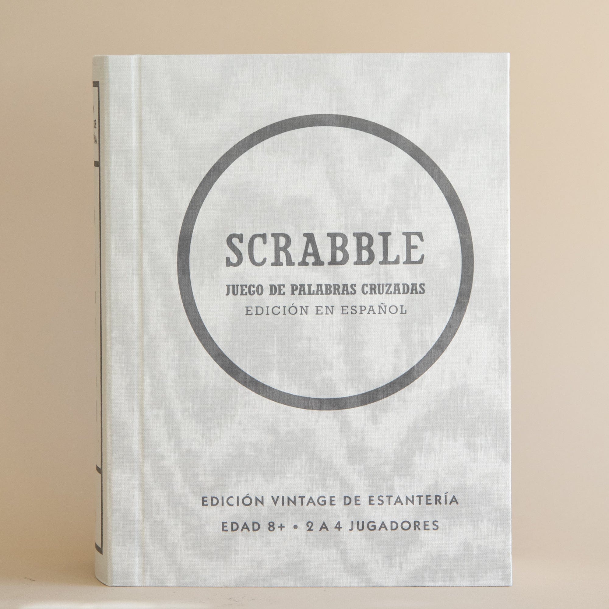 WS Game Company Games Scrabble Spanish Vintage Bookshelf Edition